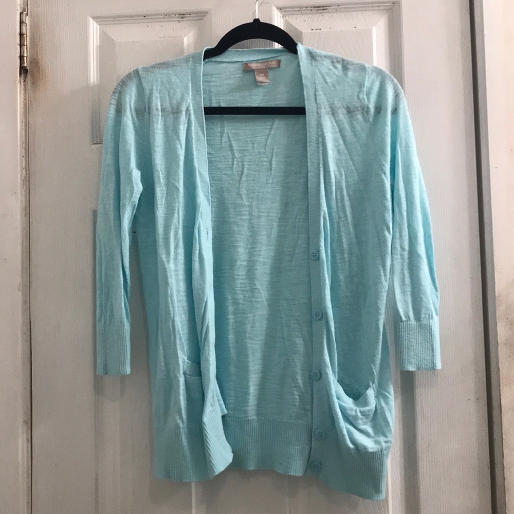 Banana Republic Aqua Cardigan